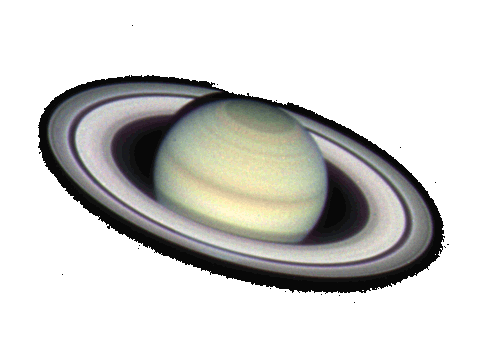 (Saturn from Hubble Space Telescope)